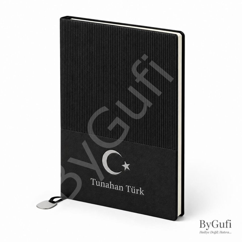 ByGufi İsme Özel Hediye Termo Deri Defter