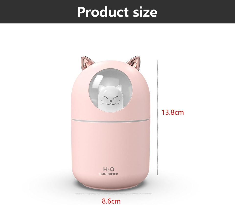 ByGufi Hediyelik Kedi Hava Nemlendirici