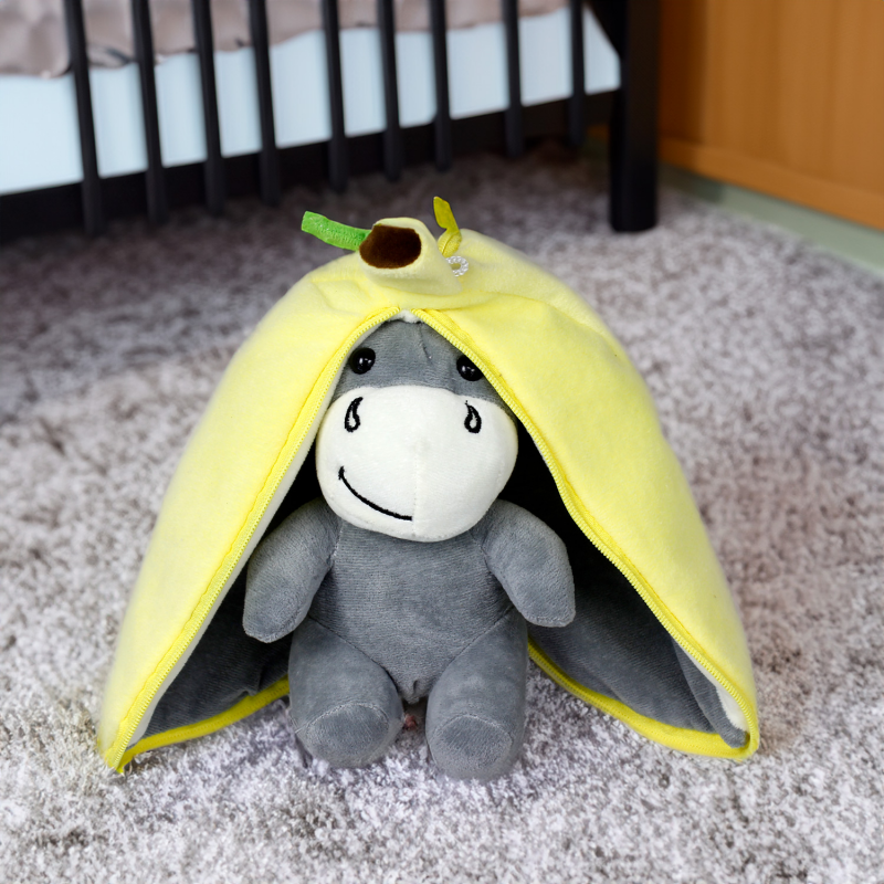 ByGufi Sevgiliye Hediye Muz Eşek Peluş