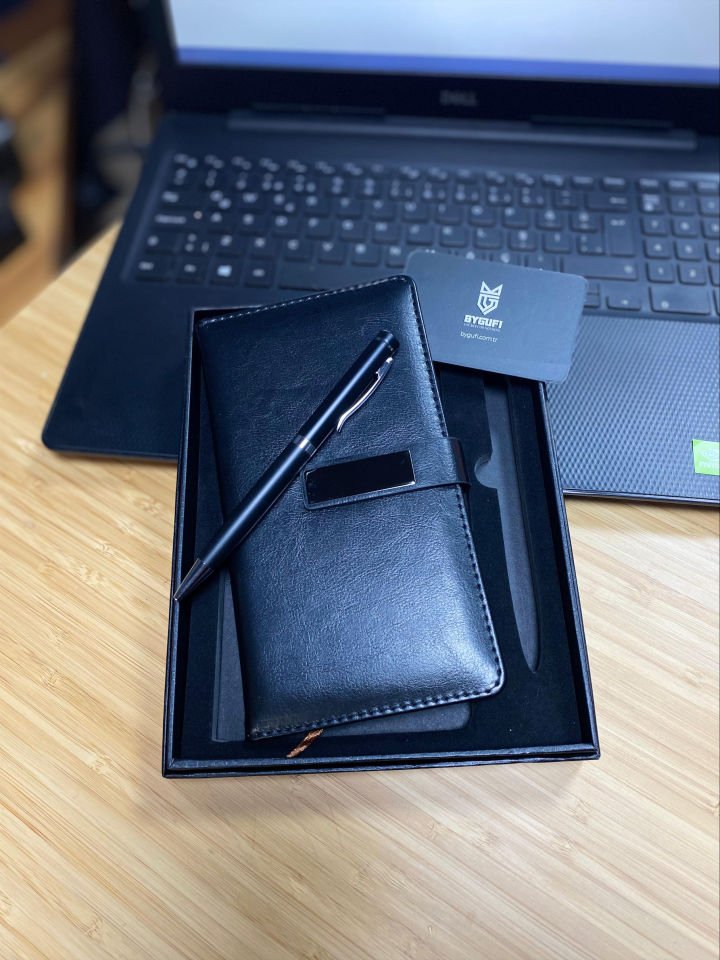 ByGufi İsme Özel Ajanda ve Kalem Hediye Seti