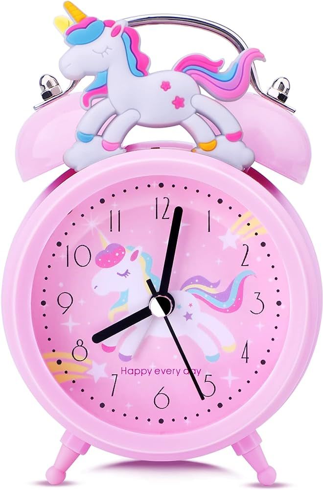 Unicorn Işıklı Alarmlı Masa Saati