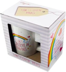 ByGufi Unicorn Figürlü Kupa Bardak – 3D Tasarımlı, Mikrodalga ve Bulaşık Makinesine Uygun, Çocuk ve Yetişkinler İçin, Özel Hediye Kutulu