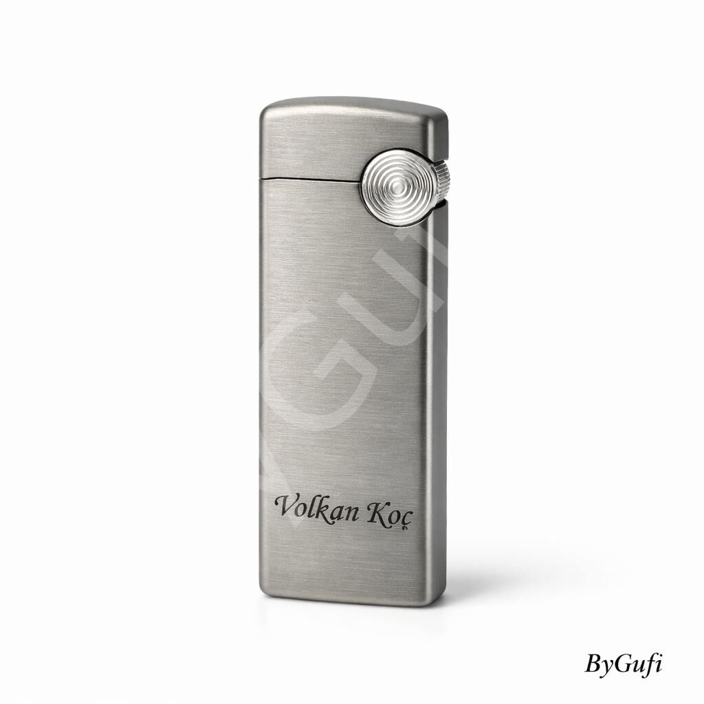ByGufi İsme Özel Metal Gazlı Çakmak | Lazer Kazımalı Premium Çakmak