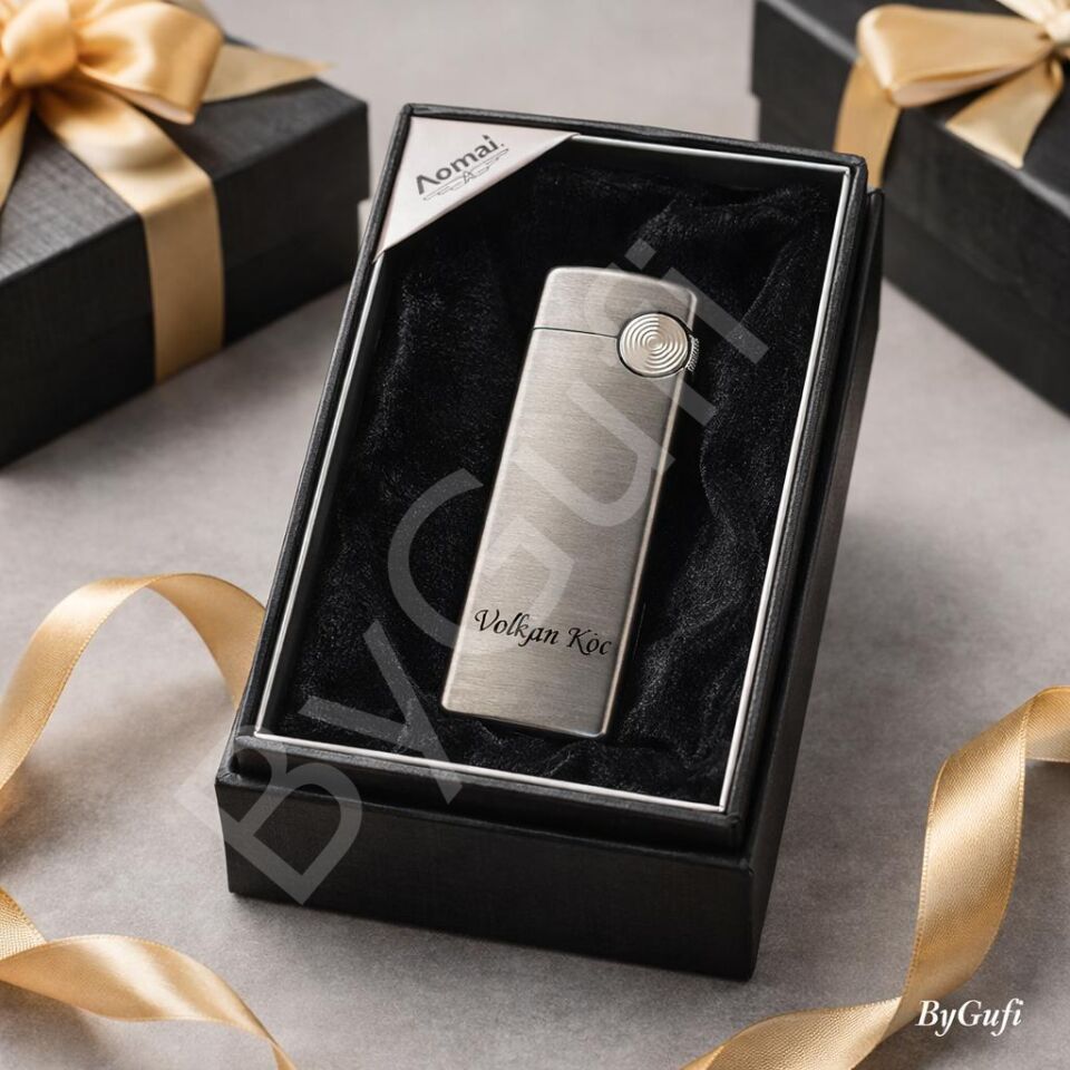 ByGufi İsme Özel Metal Gazlı Çakmak | Lazer Kazımalı Premium Çakmak