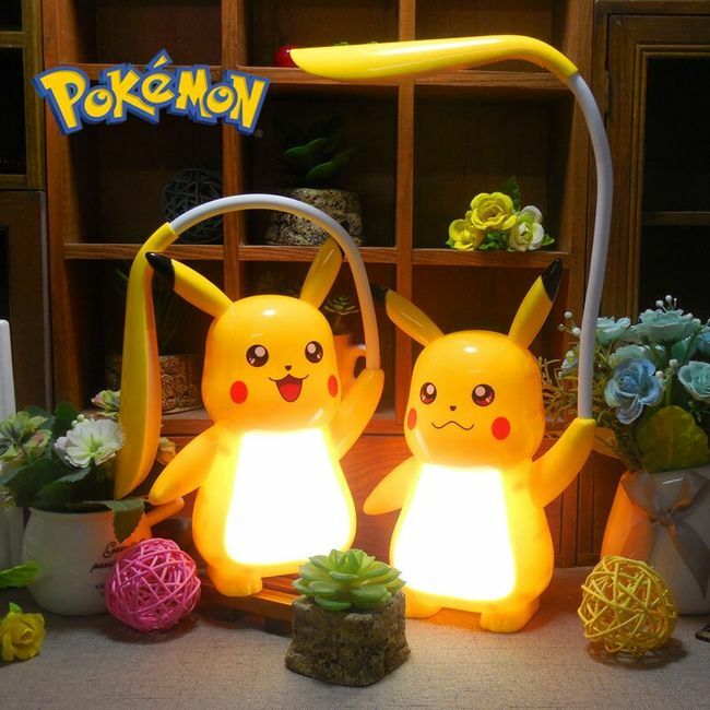 ByGufi LED Pokemon Pikachu Masa Lambası – Çocuklar ve Pokemon Severler İçin Eğlenceli Hediye