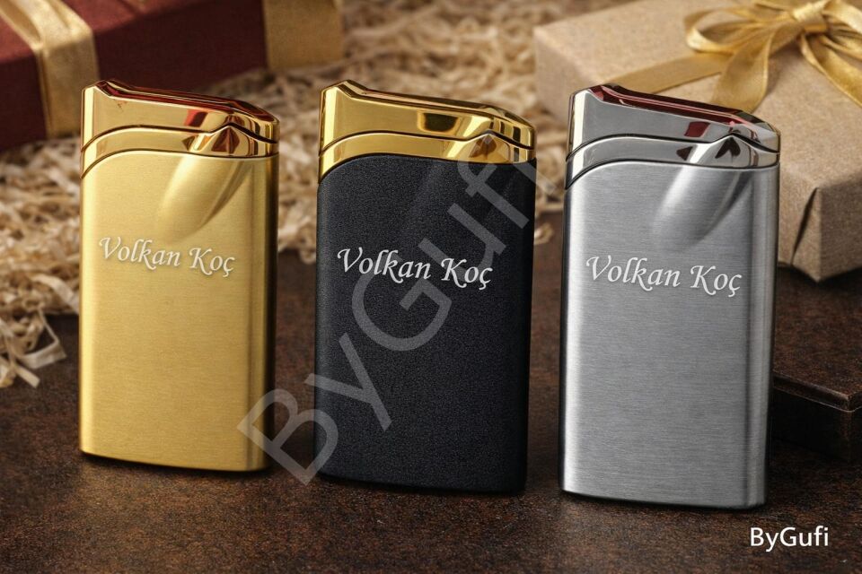 ByGufi Kişiye özel aomai puro çakmak | Lazer Kazımalı İmza Çakmak