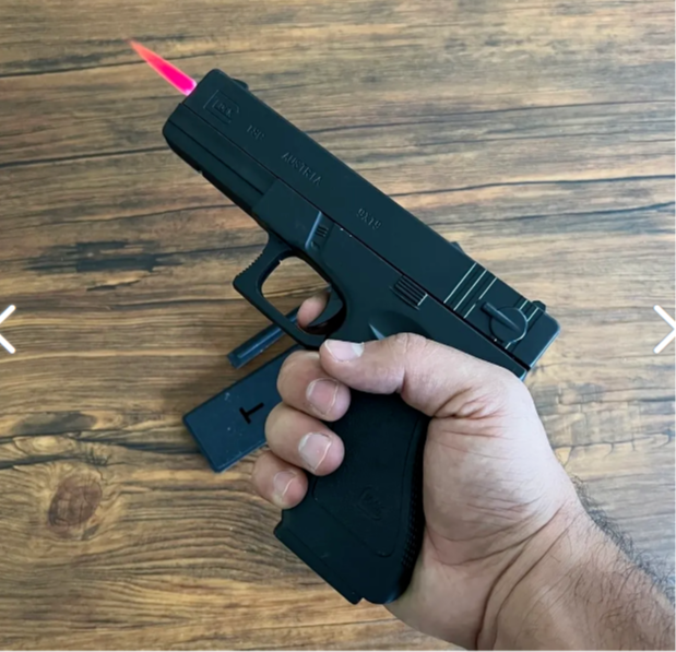 ByGufi İsme Özel Glock Model Silah Çakmak