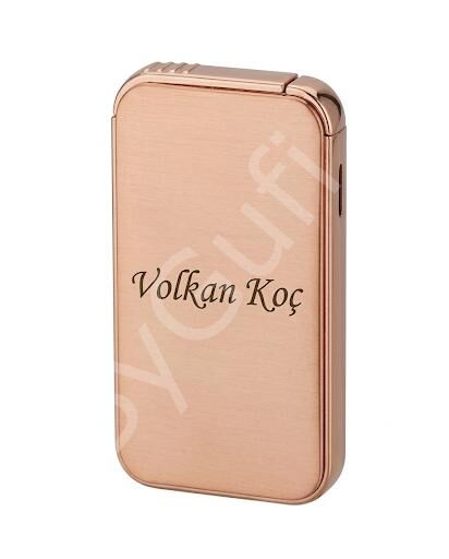 ByGufi Kişiye Özel Aomai Slim Jet Alevli Metal Çakmak