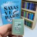 ByGufi Kişiye Özel Çikolata Kütüphanesi – “Savaş ve Barış”, Mini Kitap Tasarımlı, El Yapımı, Dekoratif ve Hediye Edilebilir