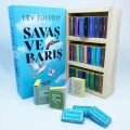 ByGufi Kişiye Özel Çikolata Kütüphanesi – “Savaş ve Barış”, Mini Kitap Tasarımlı, El Yapımı, Dekoratif ve Hediye Edilebilir