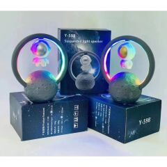 LED Işıklı Astronot Speaker Masa Lambası