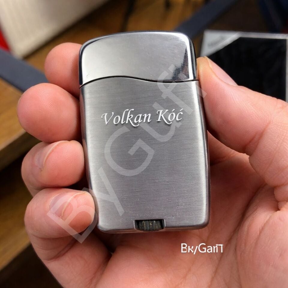 ByGufi İsme Özel Aomai Slim Metal Çakmak