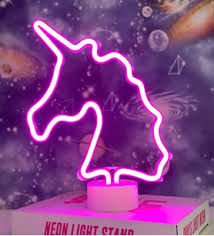ByGufi Hediyelik LED Neon Gece Lambası – Unicorn