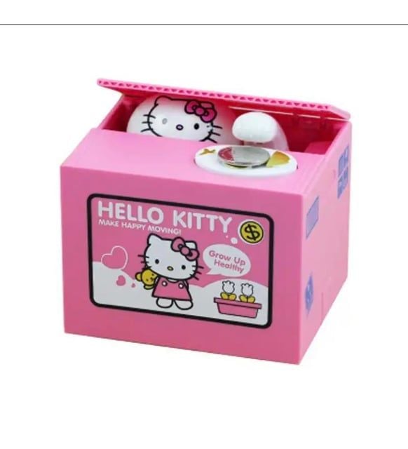 ByGufi Hediyelilk Hello Kitty Sevimli Hırsız Kumbara