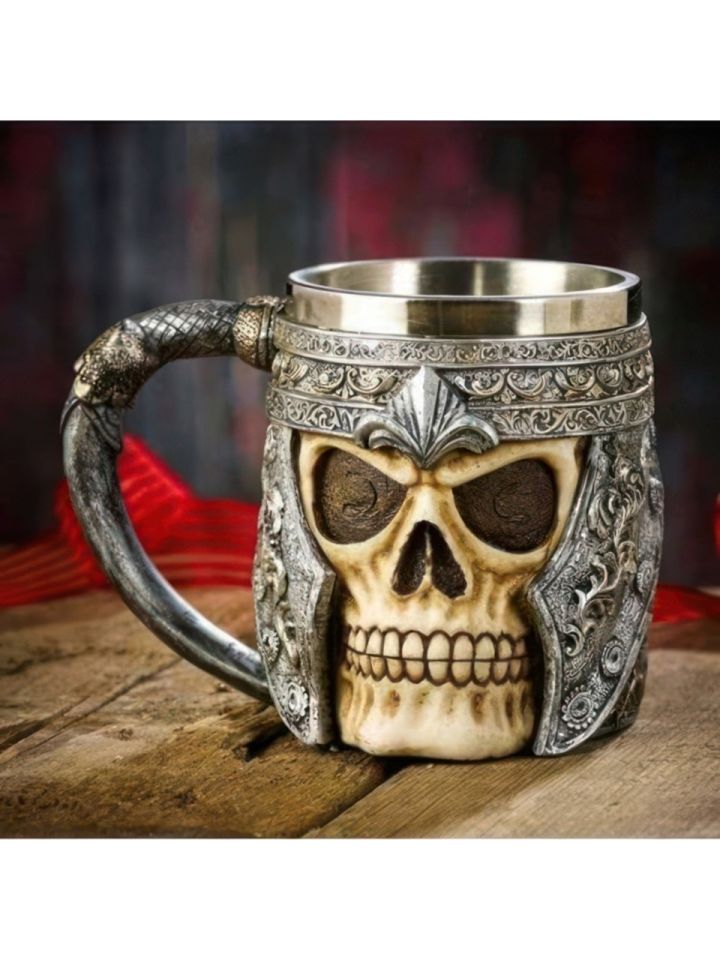 ByGufi Kuru Kafa 3D Kupa Bardak – 400 ml, Çelik İçli, Sıra Dışı 3 Boyutlu Tasarım, Şık ve Ergonomik Hediye