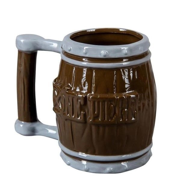 ByGufi One Piece İskelet Fıçı 3D Tasarım Kupa – Anime ve 3D Tasarım Tutkunları için Özel Hediye