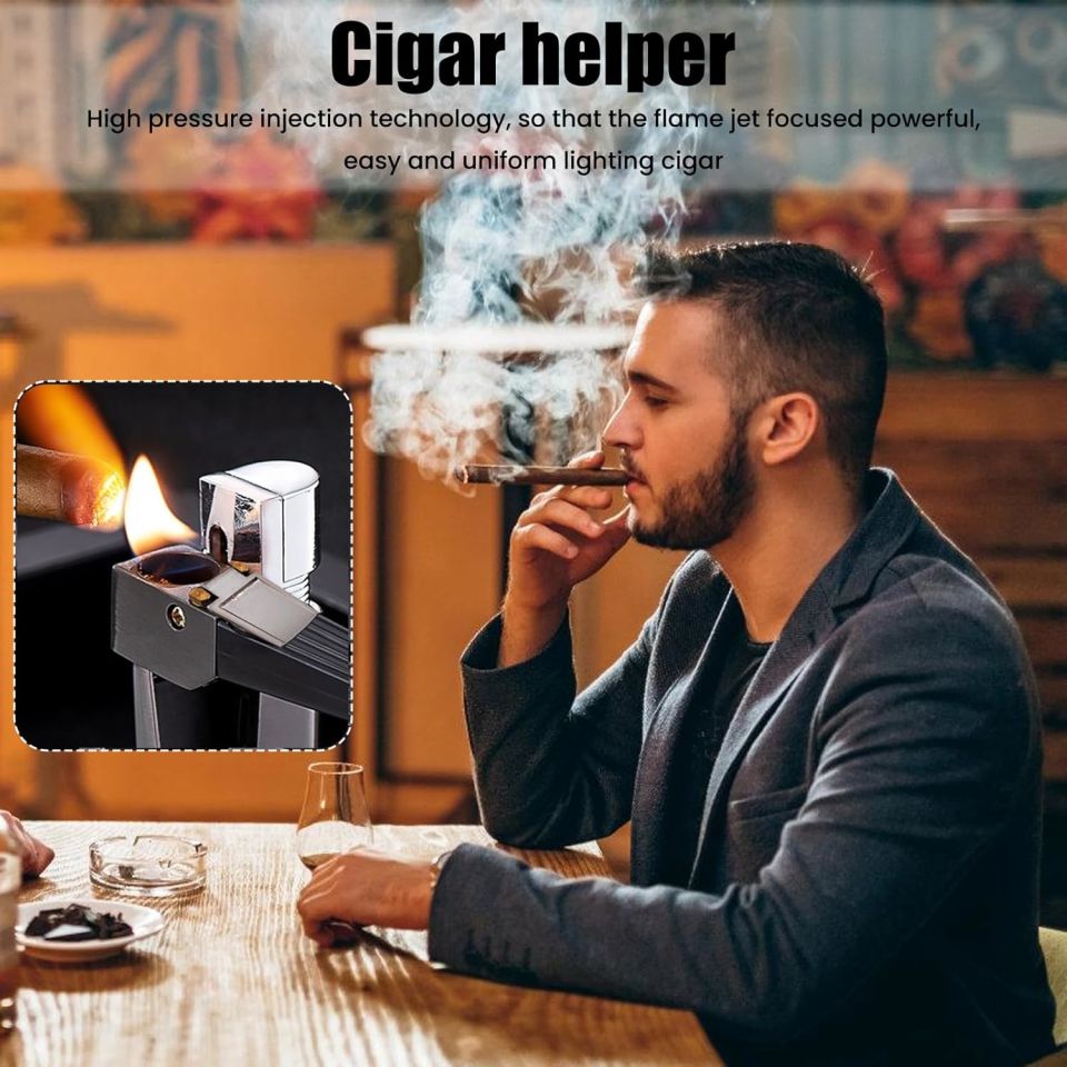 ByGufi Lüks Metal Pipo Çakmağı – Çok Fonksiyonlu, Ergonomik Tasarım, Metal Gövde, Şık ve Kişiselleştirilebilir Hediye