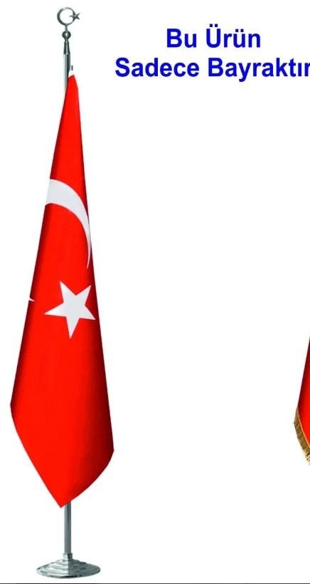 ByGufi Türk Makam Bayrağı (Saçaksız) 100x150 cm