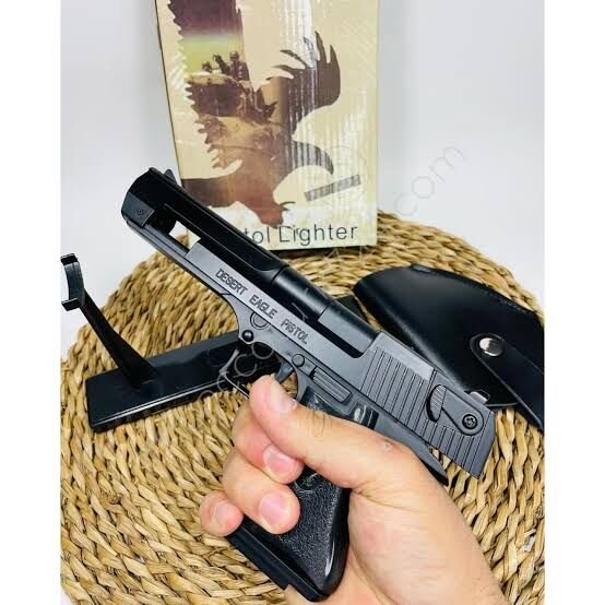 İsme Özel Komple Metal Deagle Çakmak / Siyah