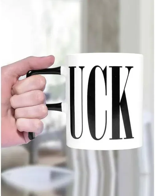 ByGufi Fuck 3D Seramik Kupa – Mizahi Hediyelik