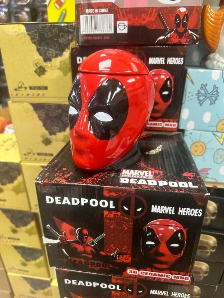 ByGufi Deadpool 3D Seramik Kupa – Hediyelik