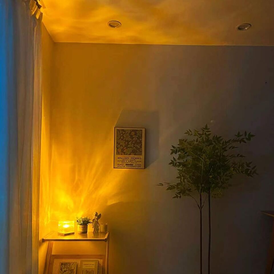 ByGufi Küp Lamba – 16 Renkli LED Kristal Lamba, Çoklu Sahne Modlu, Hediye İçin İdeal