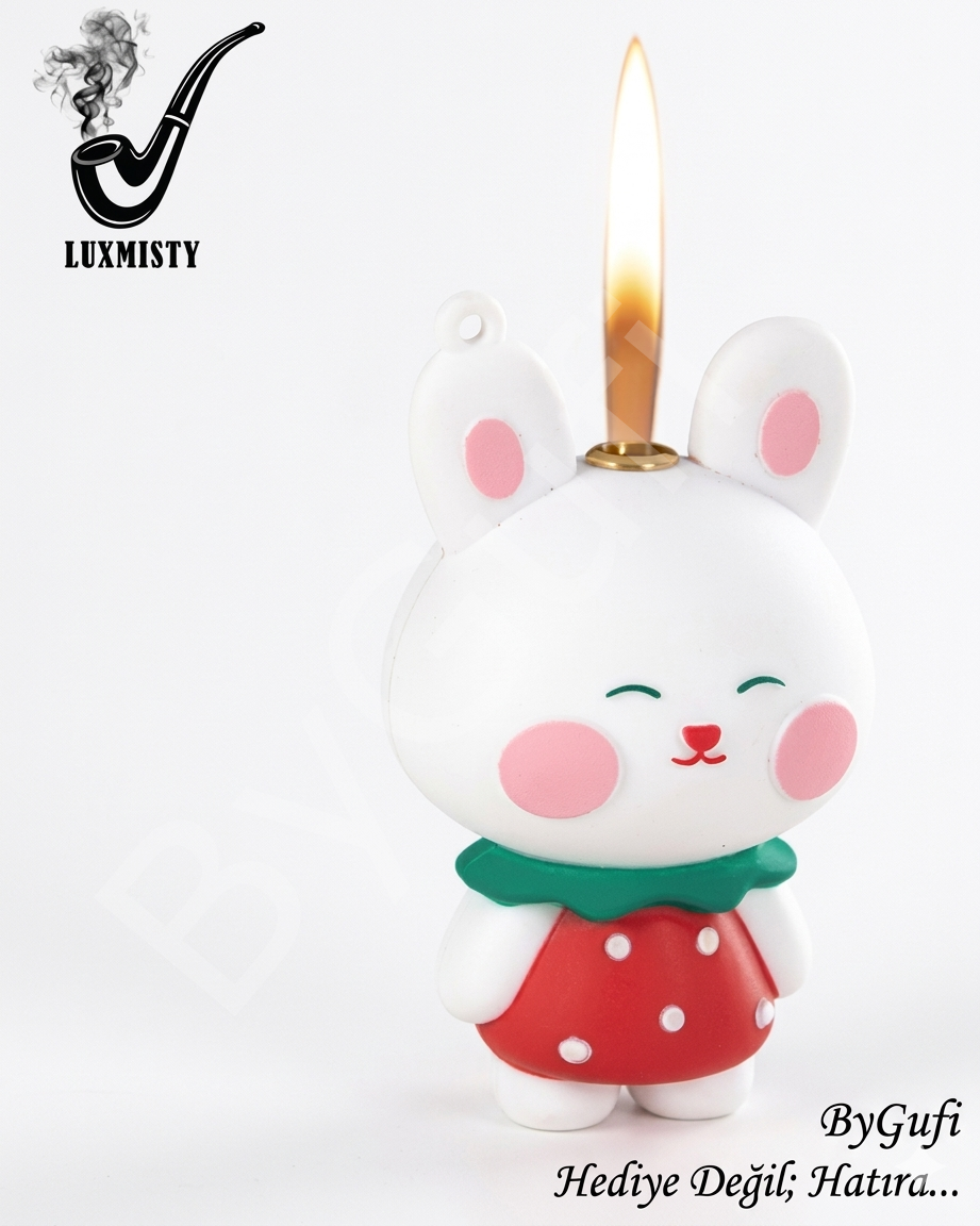 ByGufi Sevimli Çilek Tavşan Çakmak