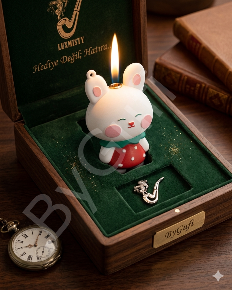 ByGufi Sevimli Çilek Tavşan Çakmak