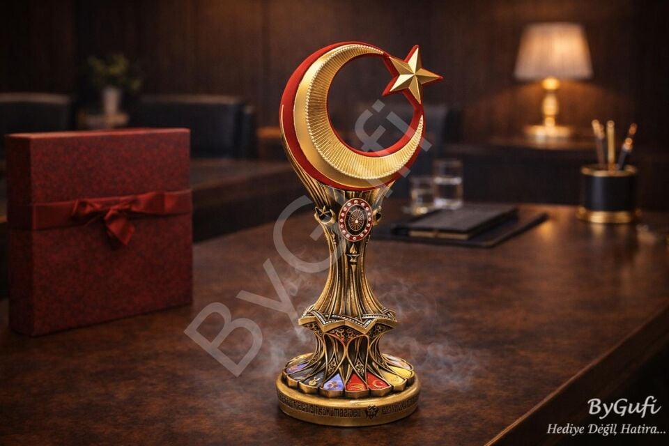 ByGufi Hediyelik TürkBoytu Antik Sarı