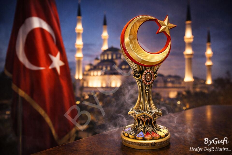 ByGufi Hediyelik TürkBoytu Antik Sarı