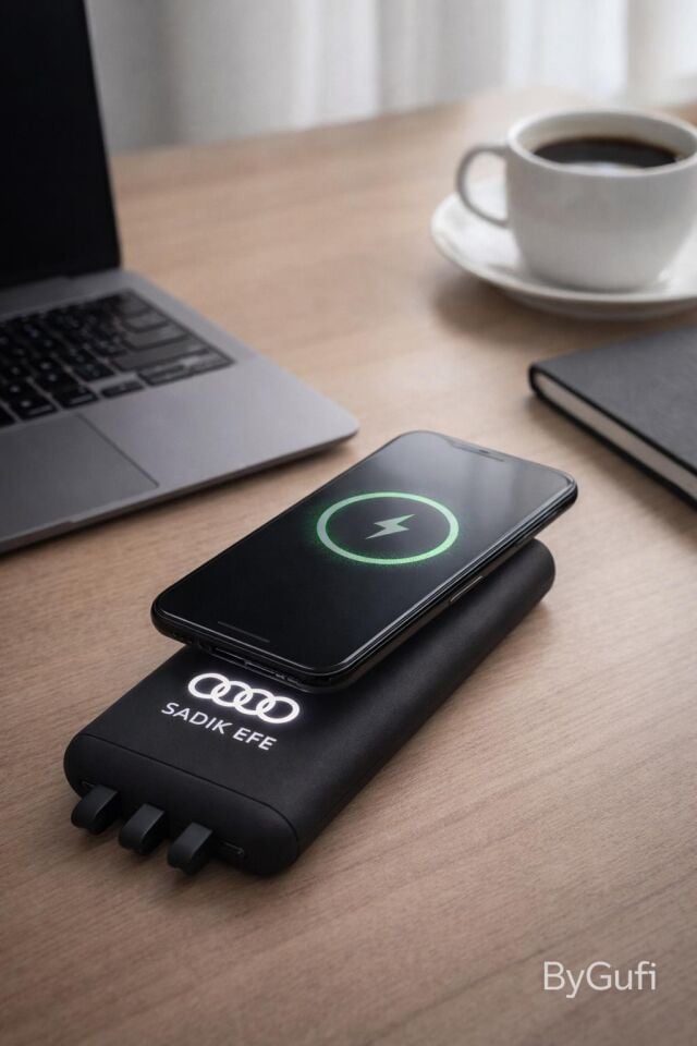 ByGufi Kişiye Özel Hediye 10.000 mAh Powerbank