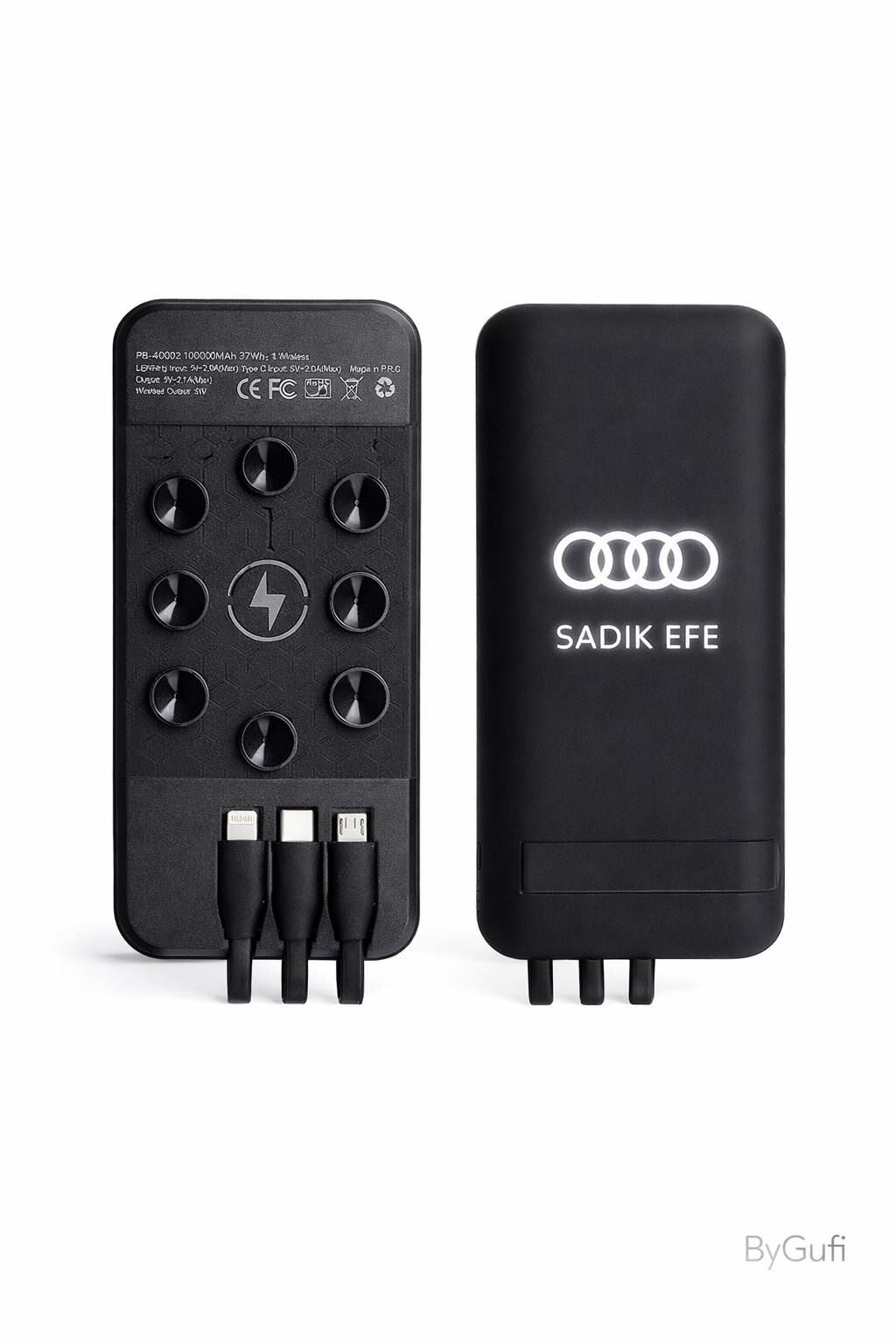 ByGufi Kişiye Özel Hediye 10.000 mAh Powerbank