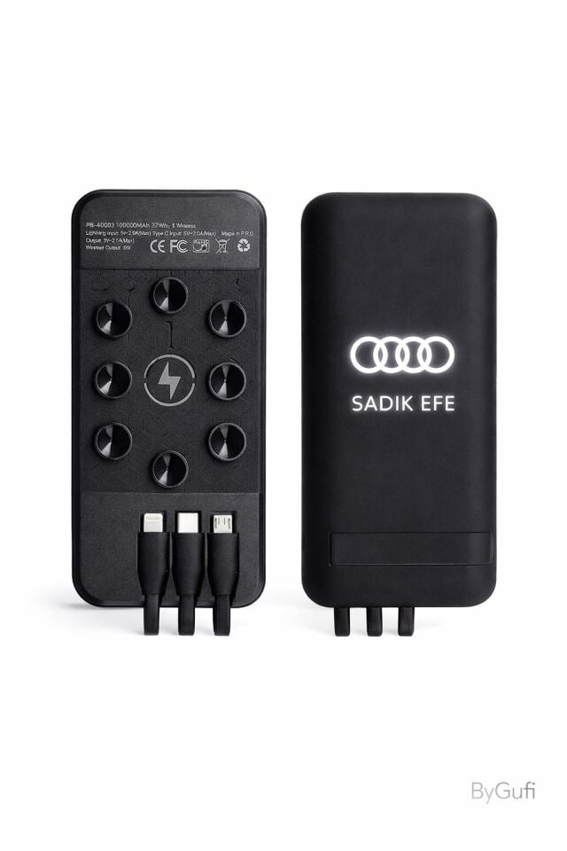 ByGufi Kişiye Özel Hediye 10.000 mAh Powerbank