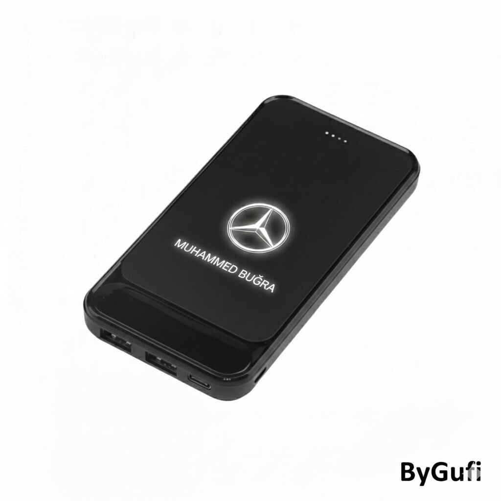 ByGufi Kişiye Özel Hediye 10.000 mAh Powerbank