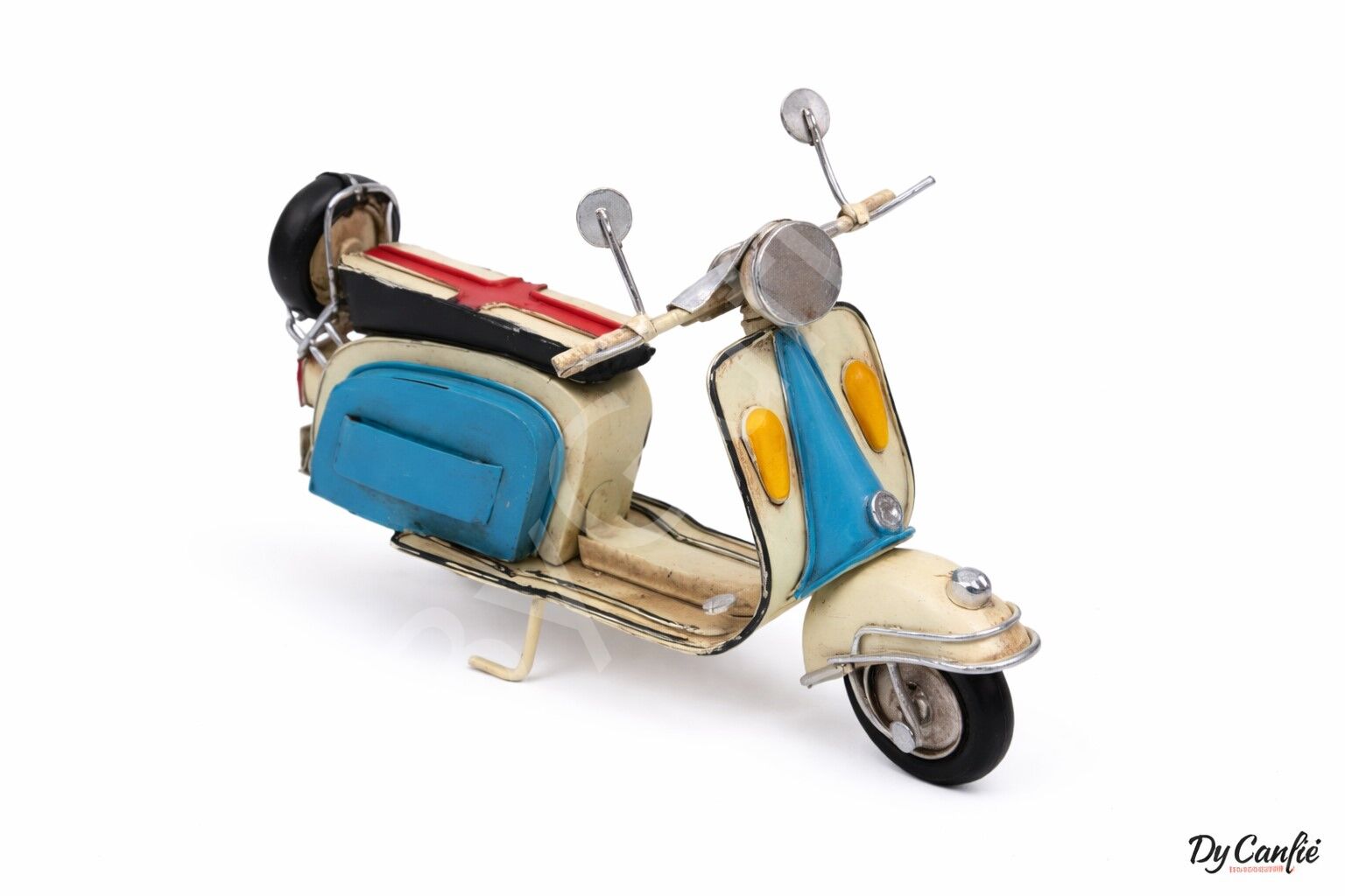 ByGufi Hediyelik Nostaljik Dekoratif Vespa Metal Scooter