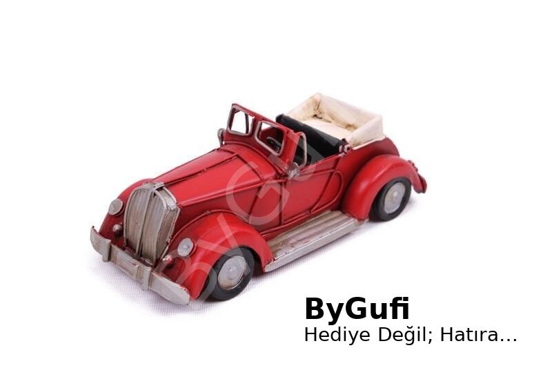 ByGufi Hediyelik El Yapımı Metal Ford Araba
