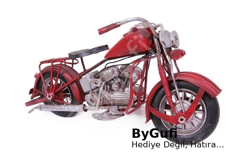 ByGufi Hediyelik Dekoratif Metal Chopper Motosiklet