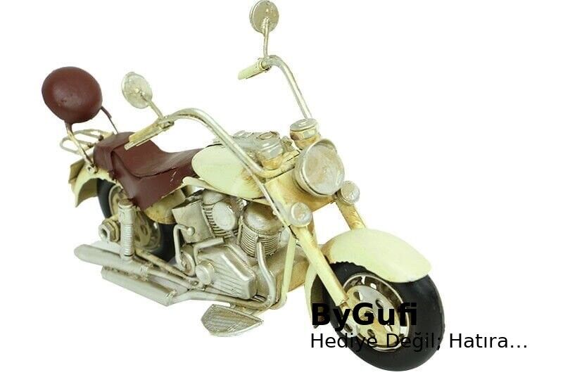 ByGufi Hediyelik Dekoratif Metal Motosiklet – Chopper Model