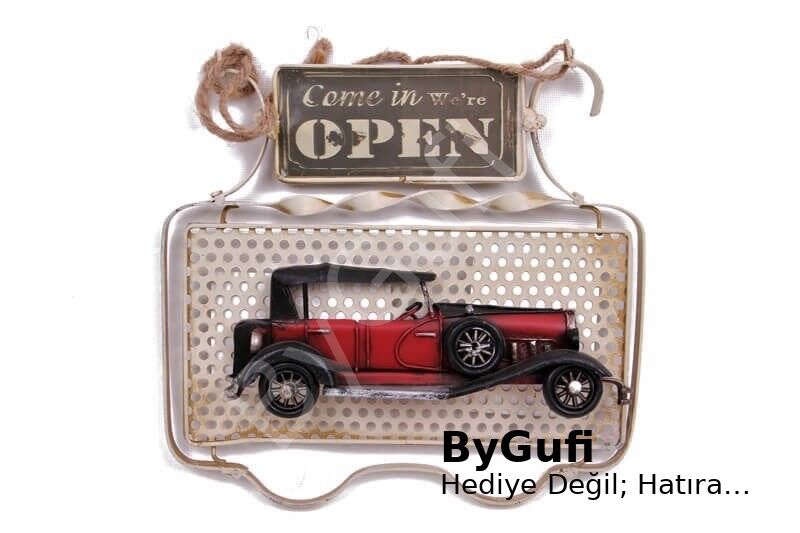 ByGufi Hediyelik Metal Kapı Yazısı – Araba Temalı