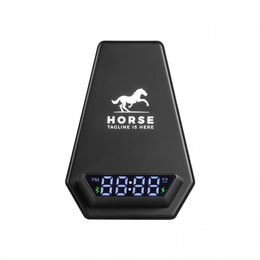 ByGufi İsme Özel Hediye Wireless Şarj Hoparlör Dijital Saat