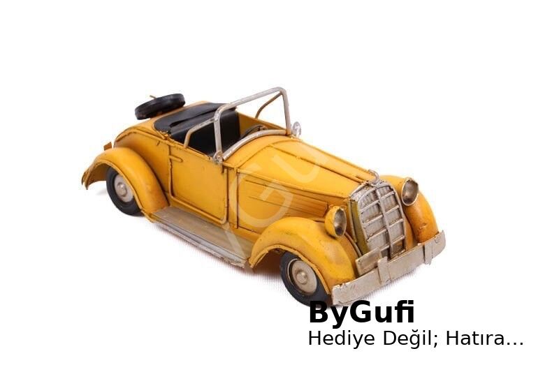 ByGufi Hediyelik Nostaljik Dekoratif Metal Ford Araba