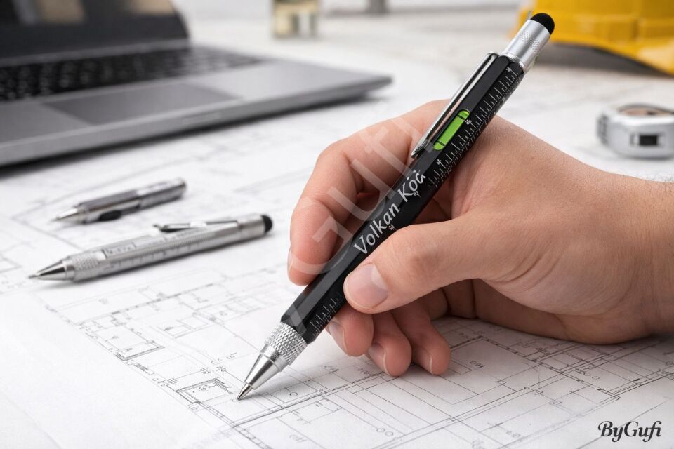 ByGufi İsme Özel Hediye Mühendis Kalem 652