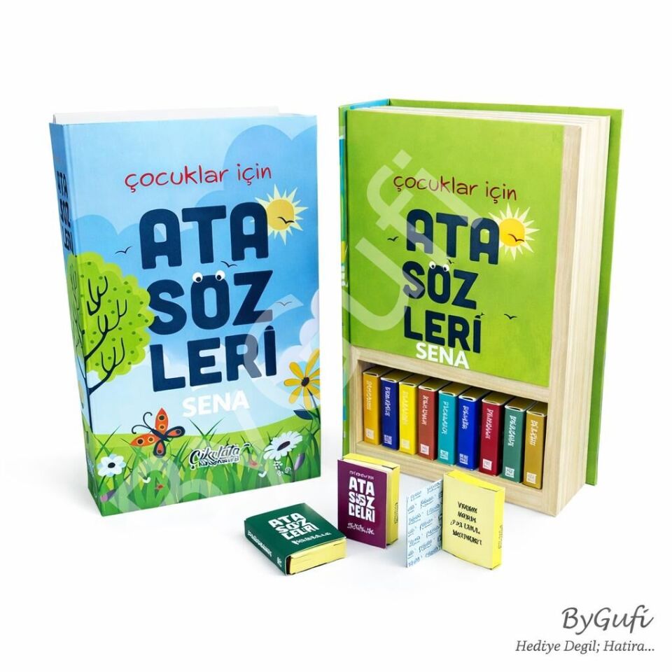 ByGufi Kişiye Özel Çikolata Kütüphanesi – Atasözleri