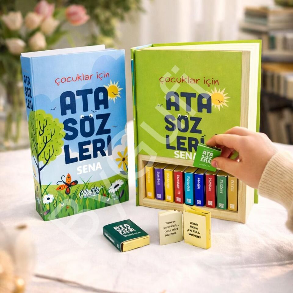 ByGufi Kişiye Özel Çikolata Kütüphanesi – Atasözleri