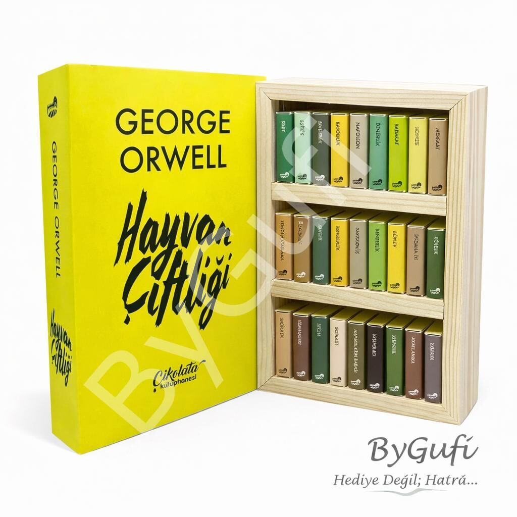 ByGufi Kişiye Özel Çikolata Kütüphanesi – “Hayvan Çiftliği”