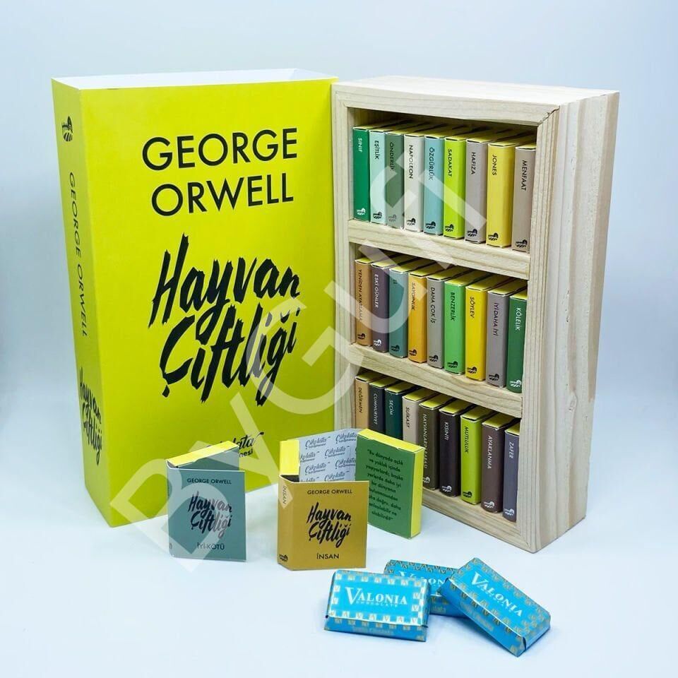 ByGufi Kişiye Özel Çikolata Kütüphanesi – “Hayvan Çiftliği”