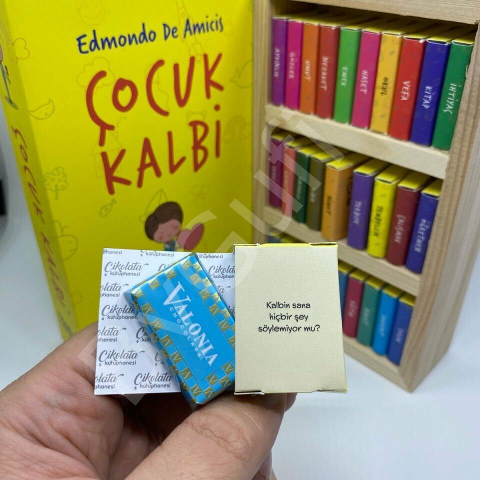 ByGufi Kişiye Özel Çikolata Kütüphanesi – “Çocuk Kalbi”