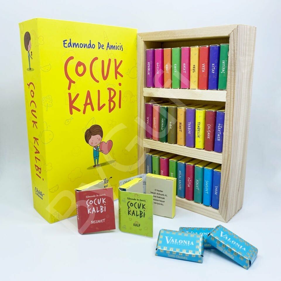 ByGufi Kişiye Özel Çikolata Kütüphanesi – “Çocuk Kalbi”