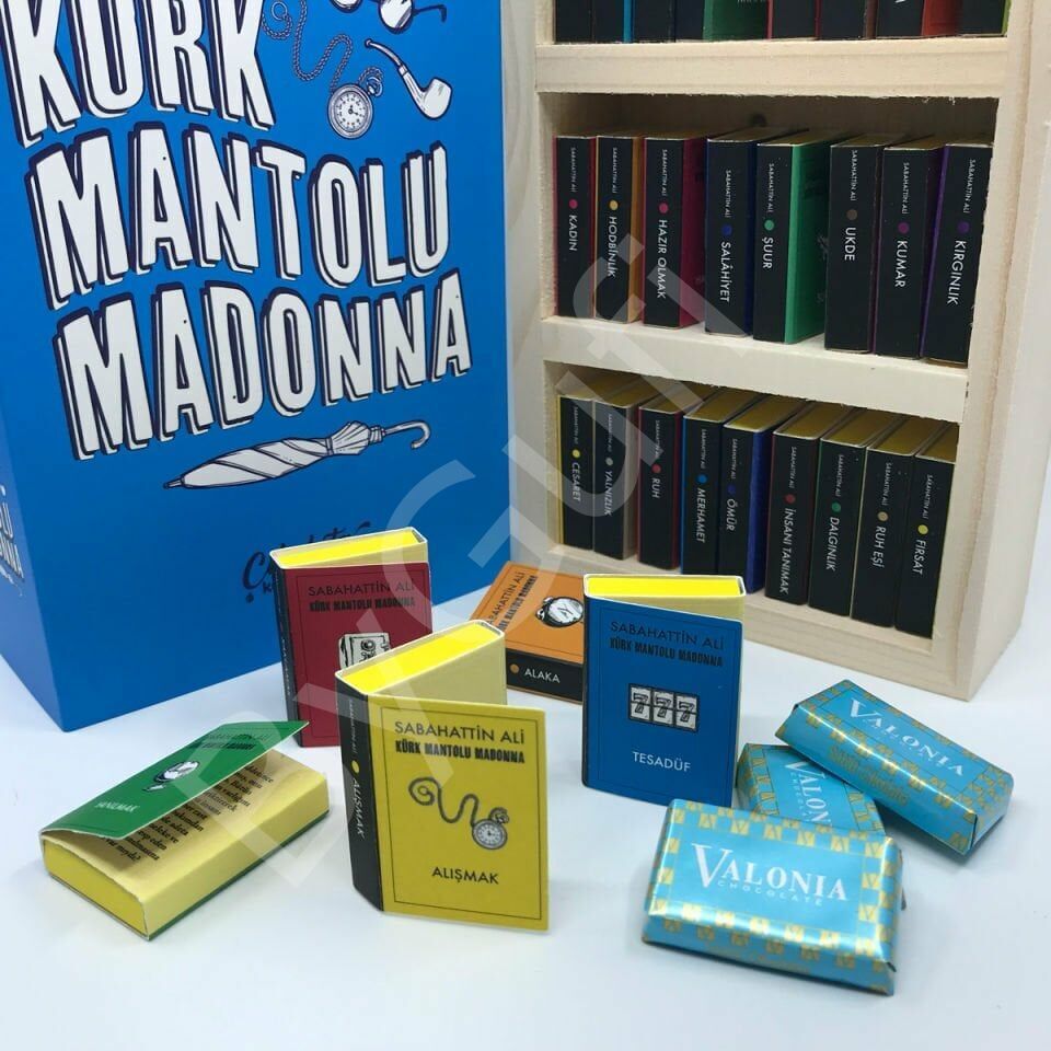ByGufi İsme Özel Hediyelik Çikolata Kütüphanesi Madonna