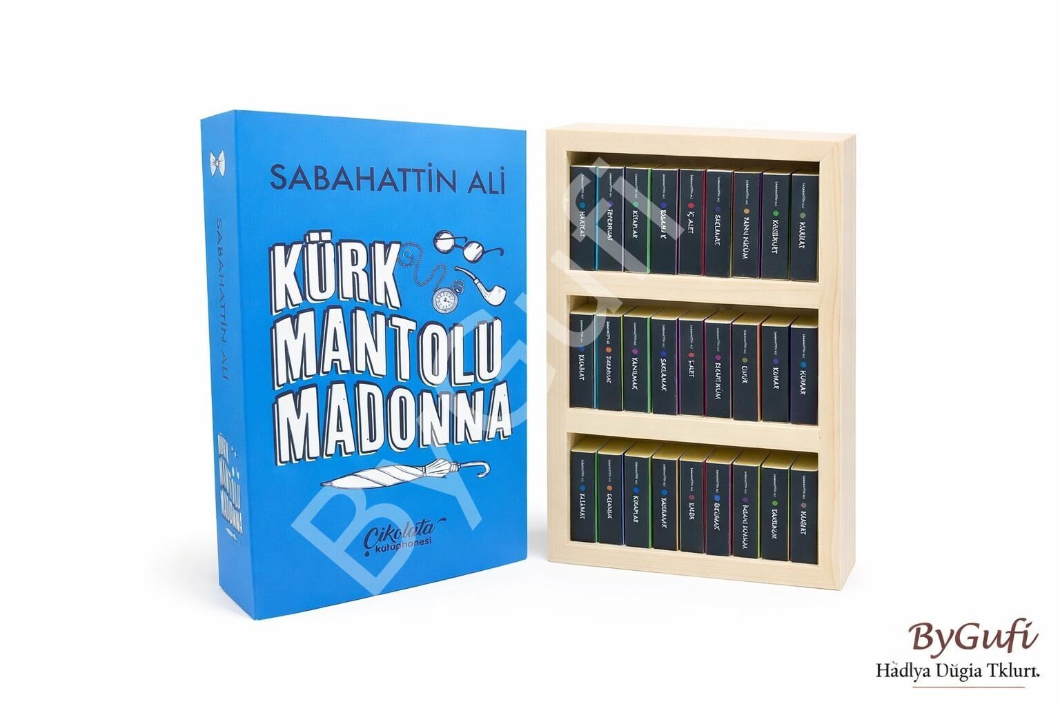 ByGufi İsme Özel Hediyelik Çikolata Kütüphanesi Madonna